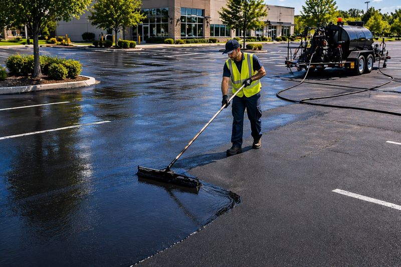 Church Parking Lot Sealcoating in Grand Rapids, MI