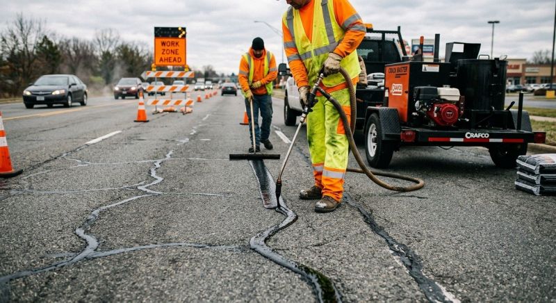 Hot Tar Driveway Sealing in Fort Collins, CO