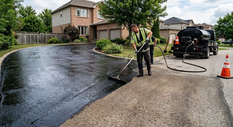 Residential Driveway Sealcoating in Sarasota, FL
