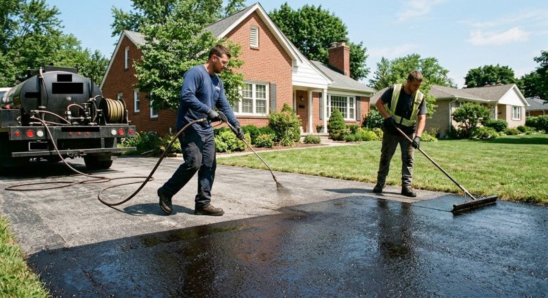 Residential Driveway Sealcoating in Grand Rapids, MI
