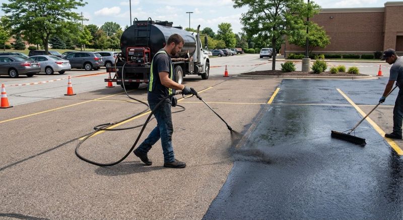 Parking Lot Resurfacing in Columbus, OH